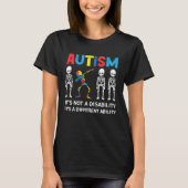 Autism Month It s A Different Ability Dabbing Ske Tシャツ (正面)