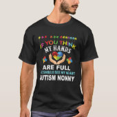 Autism Nonny  Autism Awareness Puzzle Piece Kindne Tシャツ (正面)