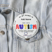 Autism Pin ID Neurodiversity club 缶バッジ (インサイチュ)