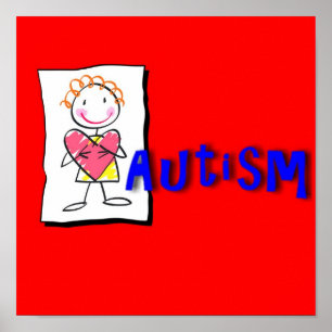 Autism Print ポスター