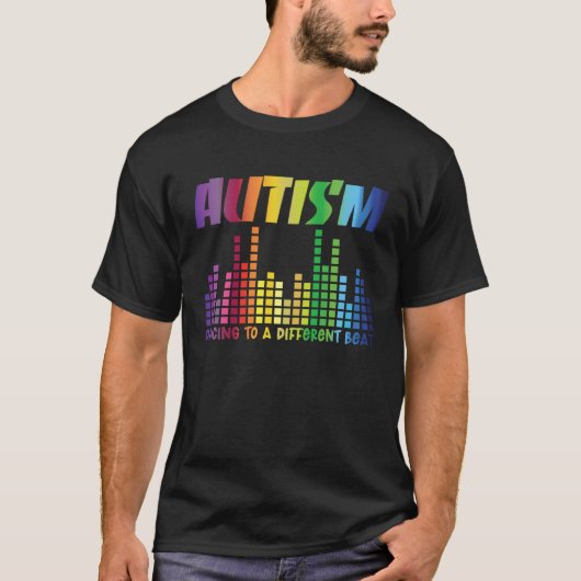 Autism Puzzle Autism Awareness Dancing To A Differ Tシャツ (正面)