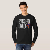 Autism Quote Proud Autism Father Dad Quote Awarene Tシャツ (正面フル)