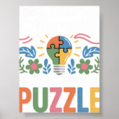 Autism Rainbow Autistic Pride Inclusion ADH ポスター (正面)