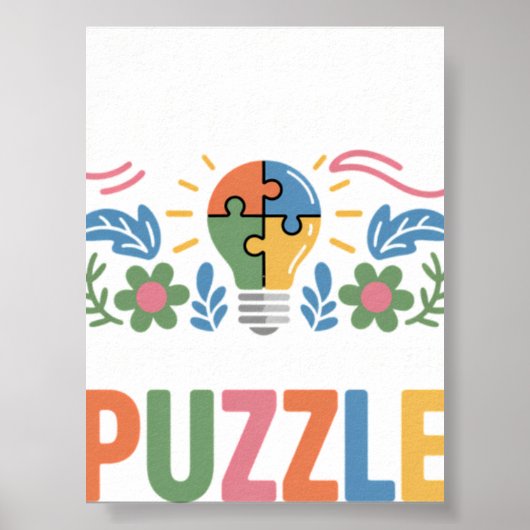 Autism Rainbow Autistic Pride Inclusion ADH ポスター (正面)