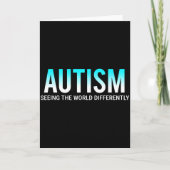 Autism Seeing The World Differently Awareness  カード (正面)