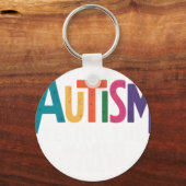 Autism Seeing The World Differently Support Autism キーホルダー (正面)