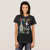 Autism Seeing The World From A Different Angle Aut Tシャツ (正面フル)