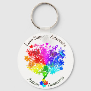 Autism Spectrum Tree キーホルダー
