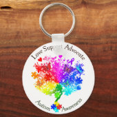 Autism Spectrum Tree キーホルダー (正面)