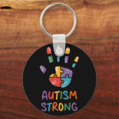 Autism Strong キーホルダー (正面)