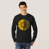 Autism Sunflower Unique Totally Intelligent Myster Tシャツ (正面フル)