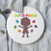 Autism, Super Power 缶バッジ (インサイチュ)
