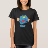 Autism Superhero for Dad Awareness Tシャツ (正面)