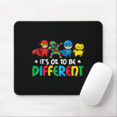 Autism superheroes to be different asd awareness マウスパッド (マウス)