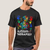 Autism Therapist Navigating Autism Autism Counseli Tシャツ (正面)