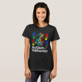 Autism Therapist Navigating Autism Autism Counseli Tシャツ (正面フル)