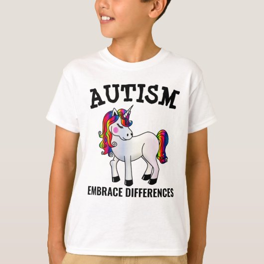 AUTISM UNICORN T-SHIRTS Tシャツ (正面)