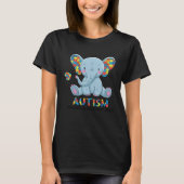 Autism Walking A Different Path Elephant Autism Aw Tシャツ (正面)
