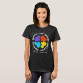 Autism Women Men Respect Love Support Autism Aware Tシャツ (正面フル)