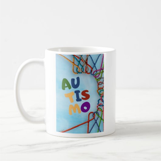Autismo S コーヒーマグカップ (左)
