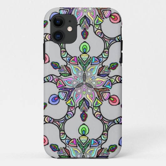 Autismom著サイケデリックで抽象的な場合 Case-Mate iPhoneケース (裏面)