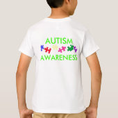 autismprimarywb、フロ保ッグ、じろじろ… tシャツ (裏面)