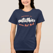 Autisthicc - 精神疾患 - 魅惑のカーブ トライブレンドTシャツ (正面)