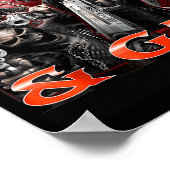 Autistic And Gay Funny Hard Skeleton Meme Bootleg  ポスター (角)