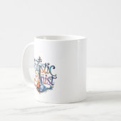 Autistic and violinist コーヒーマグカップ (正面左)