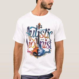 autistic and violinist tシャツ