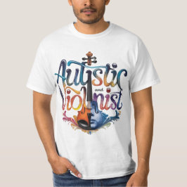 autistic and violinist tシャツ