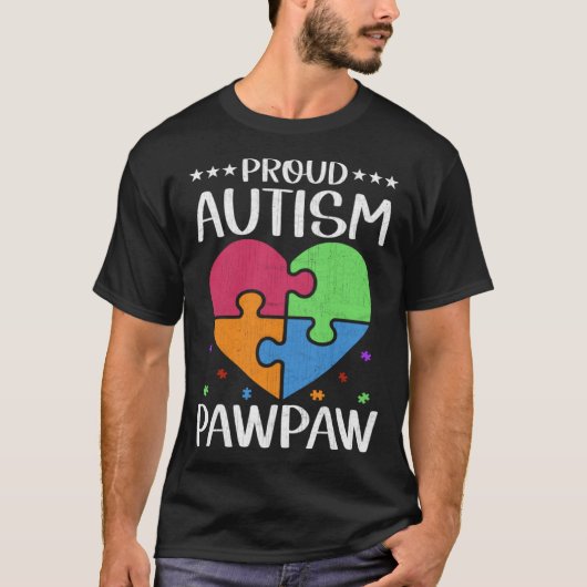 Autistic Autism Awareness Month Cute Proud Autism  Tシャツ (正面)