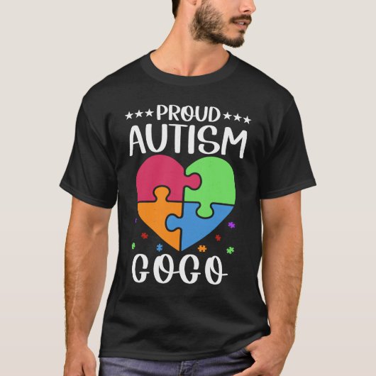 Autistic Autism Awareness Month Cute Proud Autism Tシャツ (正面)