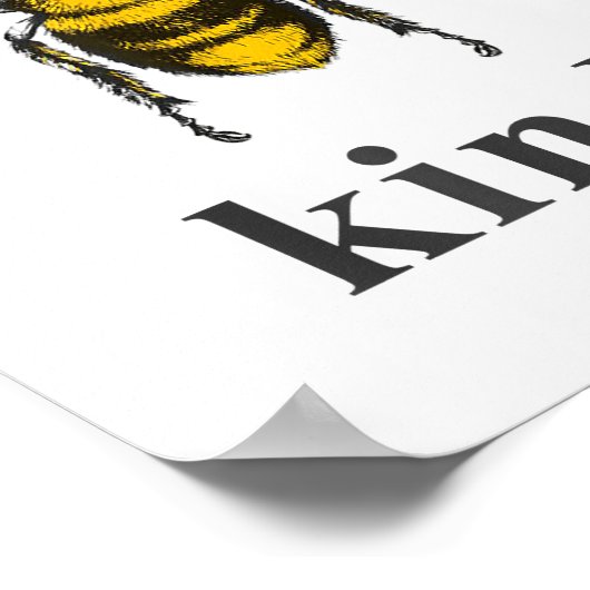 Autistic | Autism Be Kind Beekeeper Puzzle Piece ポスター (角)