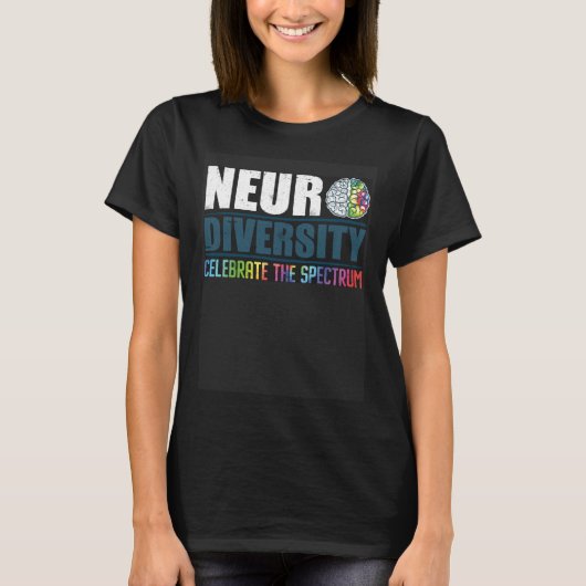 Autistic Awareness Autism Diversity Neurodiversity Tシャツ (正面)