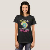 Autistic Awareness Its not a disability Autism  1 Tシャツ (正面フル)