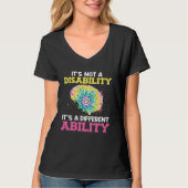Autistic Awareness Its not a disability Autism 1 Tシャツ (正面)