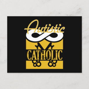 Autistic Catholic God Religion Prayer Autism Gift ポストカード