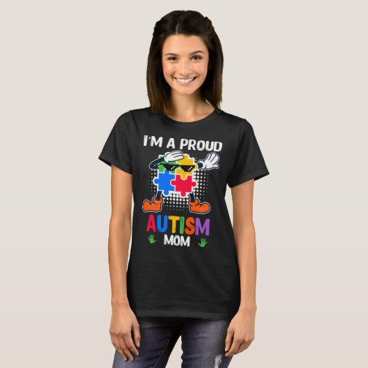 Autistic children diversity for mom Autism Tシャツ (正面フル)