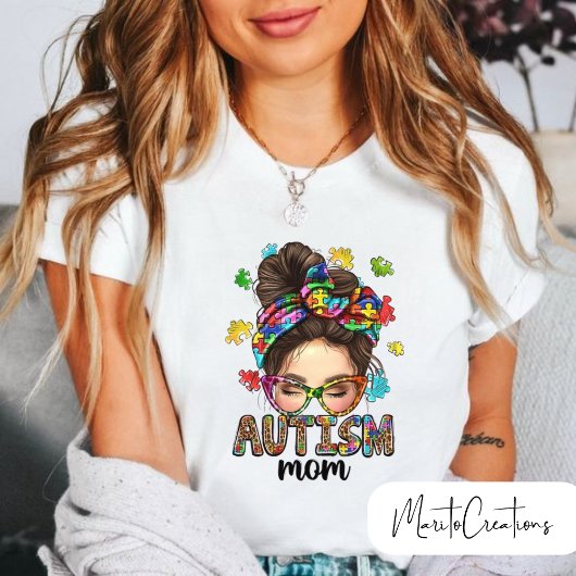 Autistic mum t-shirt, gifts for mum tシャツ