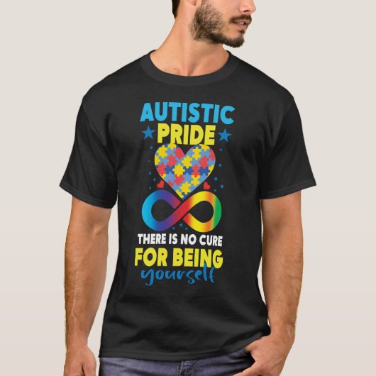 Autistic Pride Day Autism Neurodiversity Infinity  Tシャツ (正面)