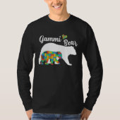 Autistic Support Autism Awareness Gammi Bear Mothe Tシャツ (正面)