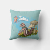 Autmn Chipmunk～nature's bounty pillow クッション (裏面)