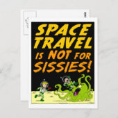 Autmum Lake "SPACE TRAVEL" Alien Postcard ポストカード (正面/裏面)