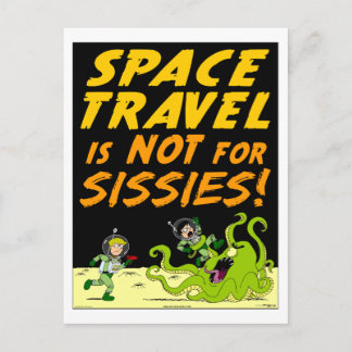 Autmum Lake "SPACE TRAVEL" Alien Postcard ポストカード
