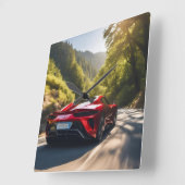 AUTO スクエア壁時計 (傾斜)