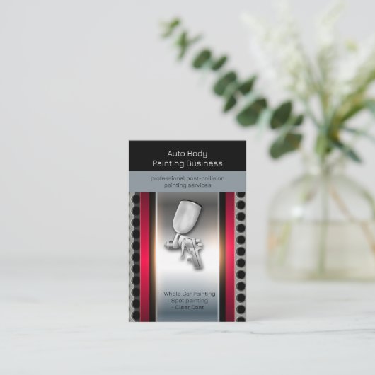 Auto Body Painting | Modern 名刺 (スタンド正面)