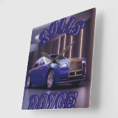 AUTO CAR スクエア壁時計 (傾斜)