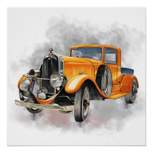 AUTO CAR ポスター (正面)