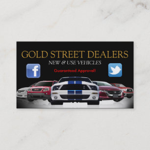 Auto、Car、Dealership Business Card 名刺